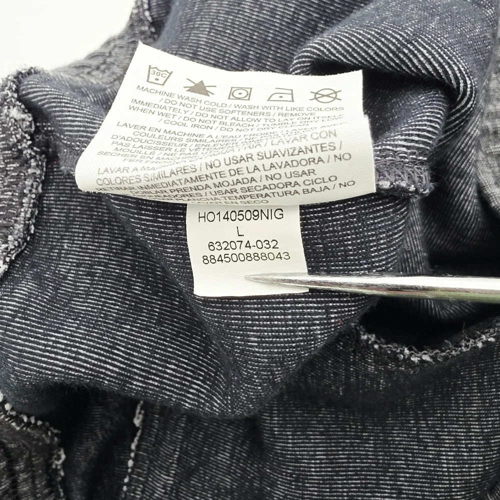 Nike Air Jordan Pants Men's Size Large Charcoal Gray‎ Snap Buttons 632074-032